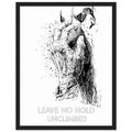 Gorpcore Climbing Obsession Framed Print Wall Art Ready to Hang UK Framed Art Print — detail view | Wild Thread Co