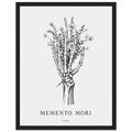 Dark Academia Skeleton Anatomy Framed Print Wall Art Ready to Hang UK Framed Art Print — detail view | Wild Thread Co
