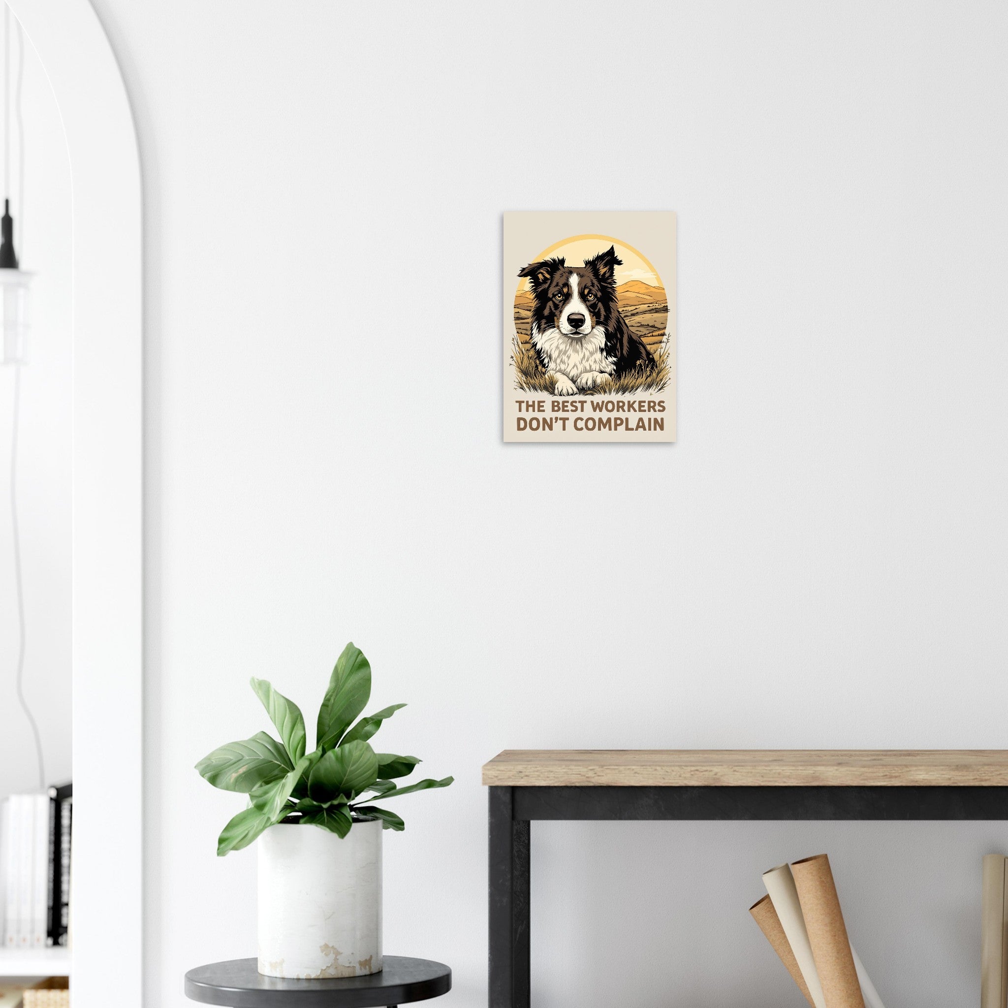 Border Collie Working Dog A1 Art Print Poster Wall Art UK — Art Print | Wild Thread Co