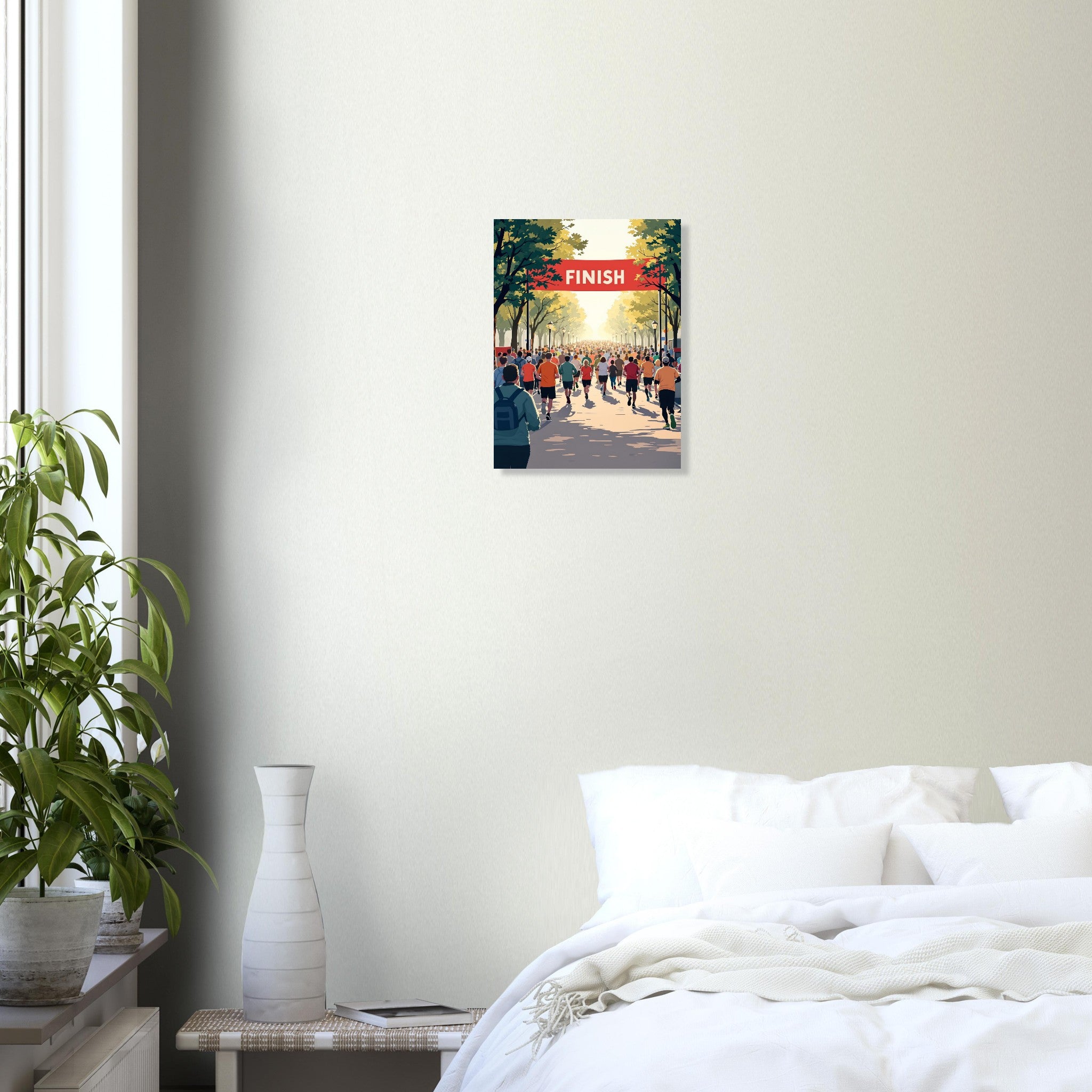 Parkrun Saturday Community 5k Art Print Print Material — detail view | Wild Thread Co