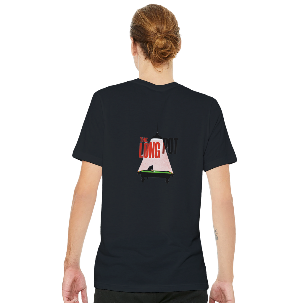 Snooker Hall Film Noir T-Shirt — detail view | Wild Thread Co