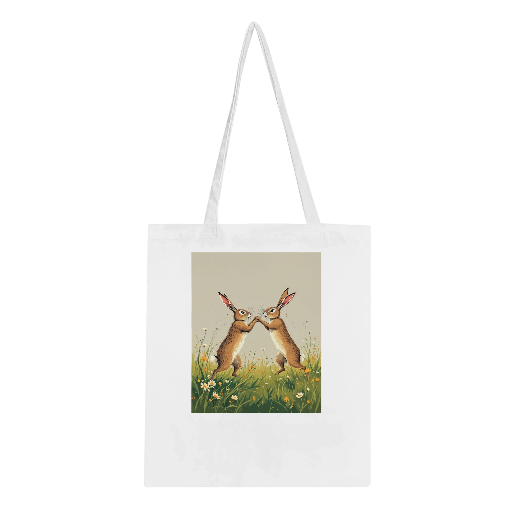 Hare Boxing Tote Bag Cotton Shopper UK — Tote Bag | Wild Thread Co UK