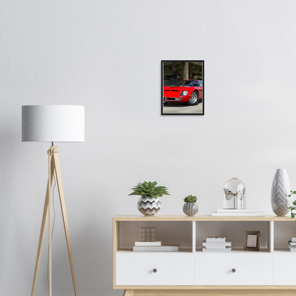 Alfa Romeo Tipo 33 Framed Art Print — detail view | Wild Thread Co