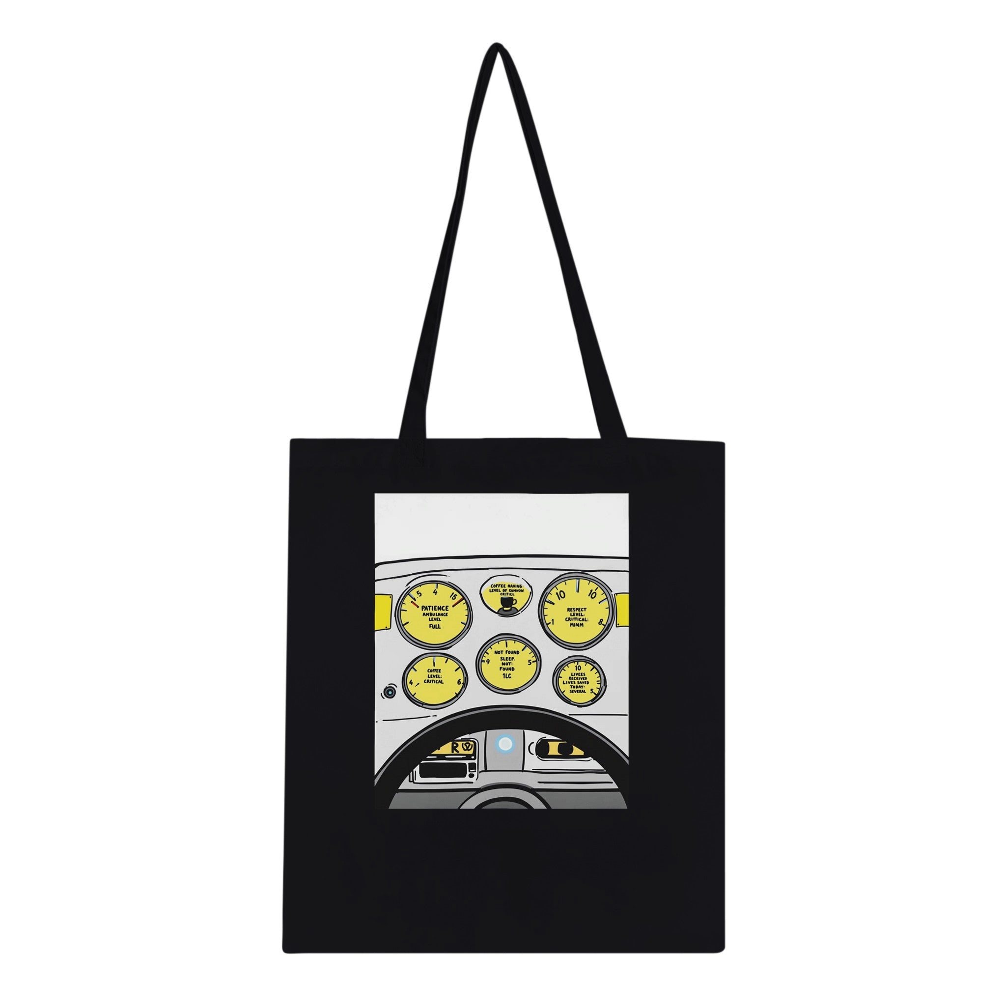 Paramedic Tote Bag Cotton Shopper UK Tote Bag — detail view | Wild Thread Co