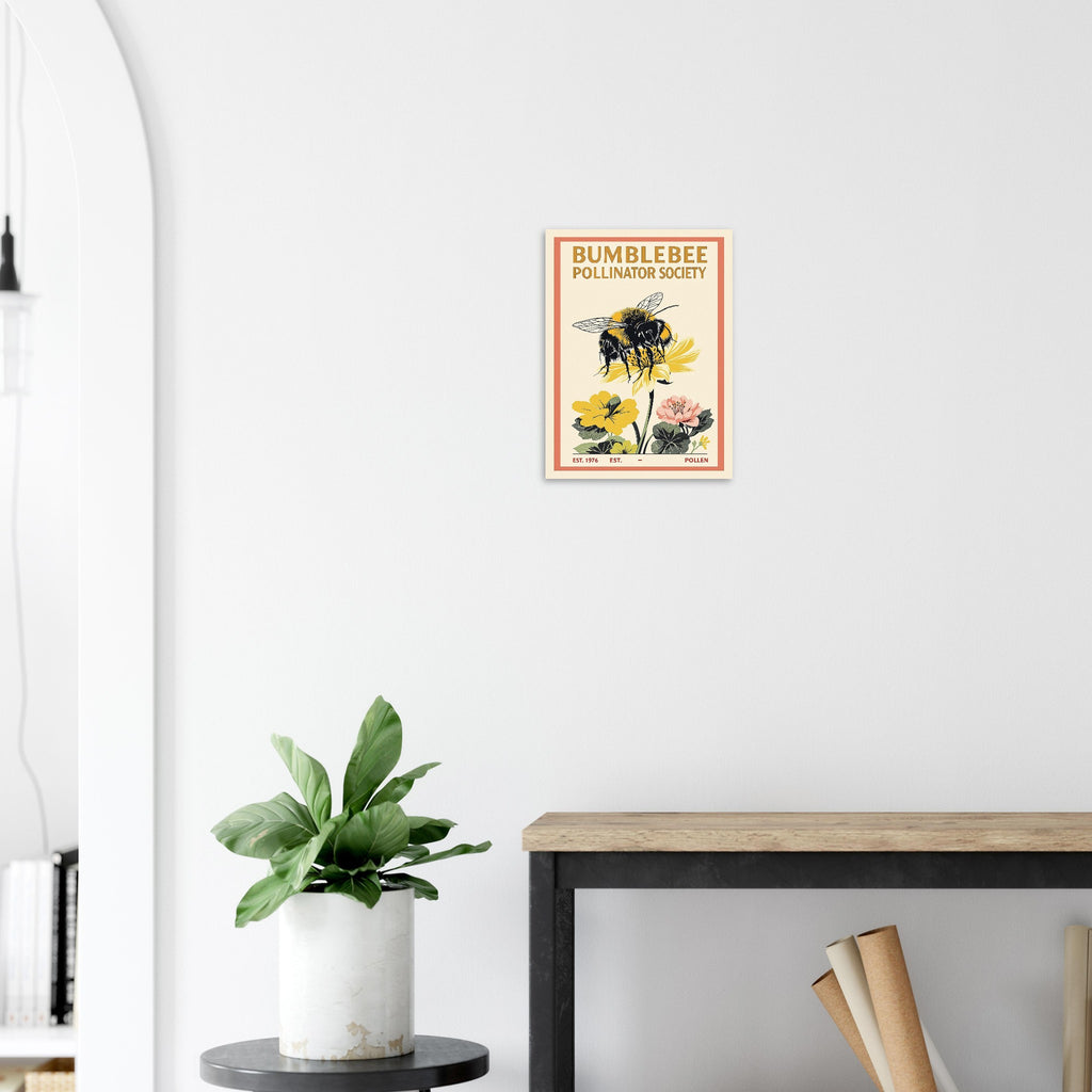 Bumblebee Vintage Travel Poster — Art Print | Wild Thread Co
