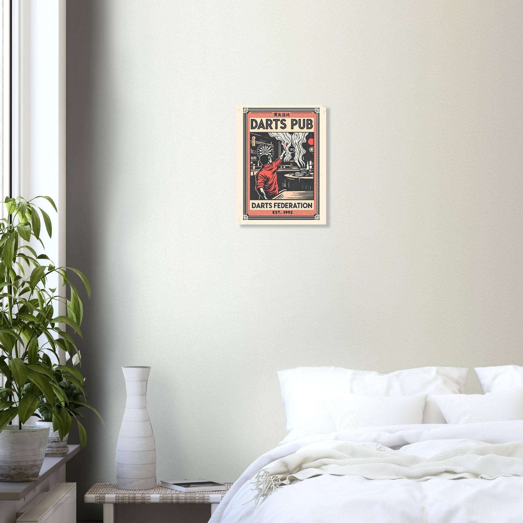 Darts Pub Vintage Travel Poster — Art Print | Wild Thread Co