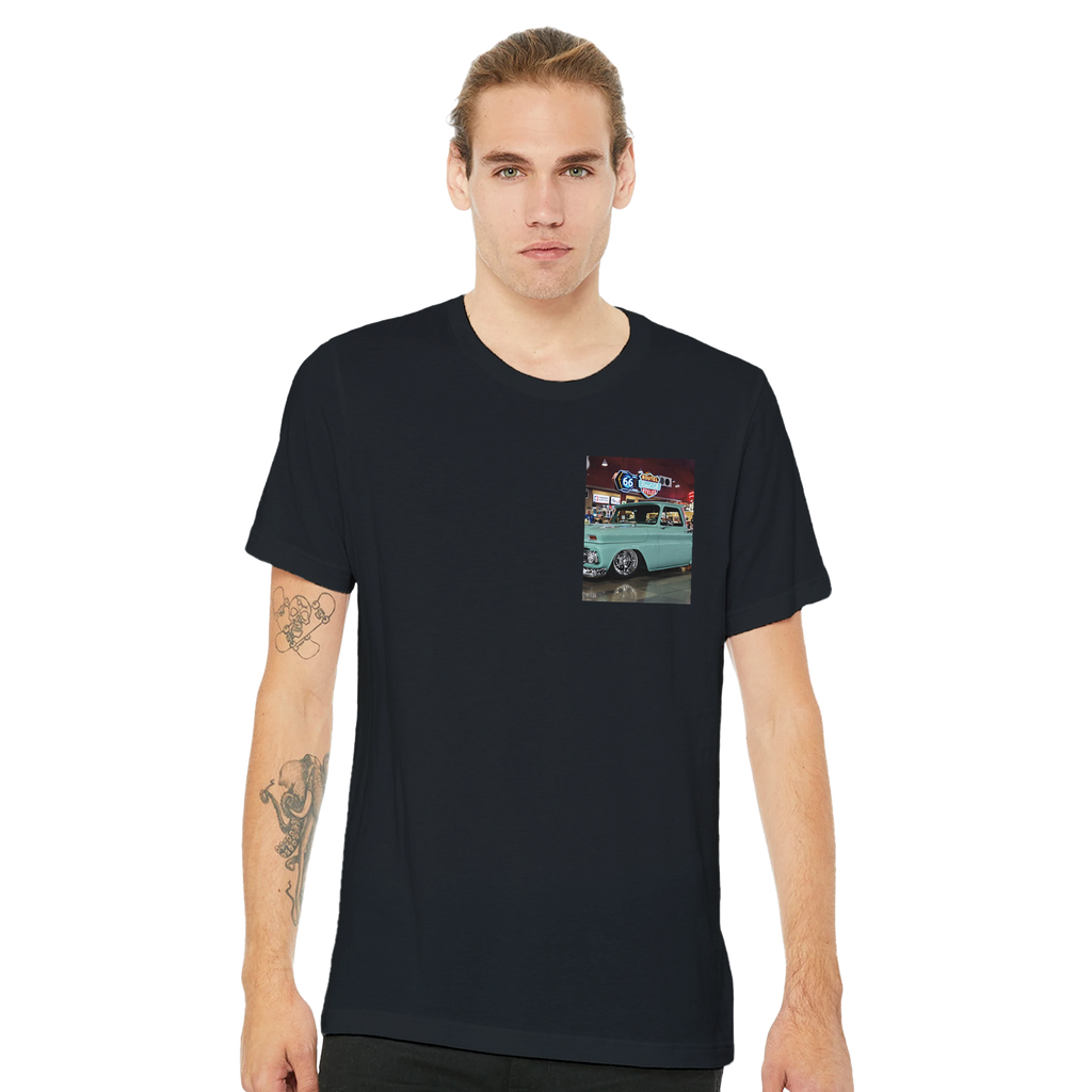 Chevy C10 Stepside T-Shirt — detail view | Wild Thread Co