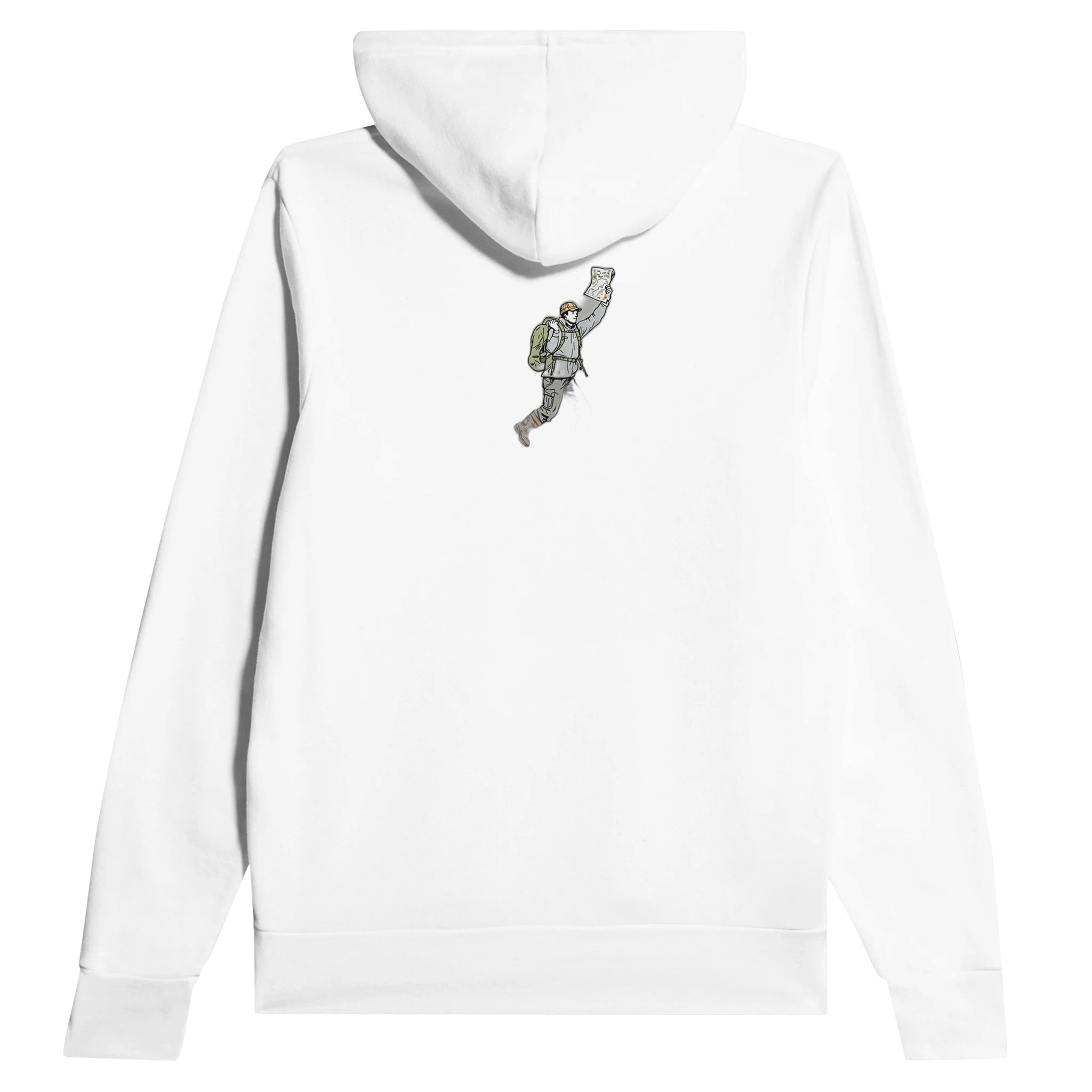 Peat Hag Navigation Boot Sinking Hoodie — detail view | Wild Thread Co