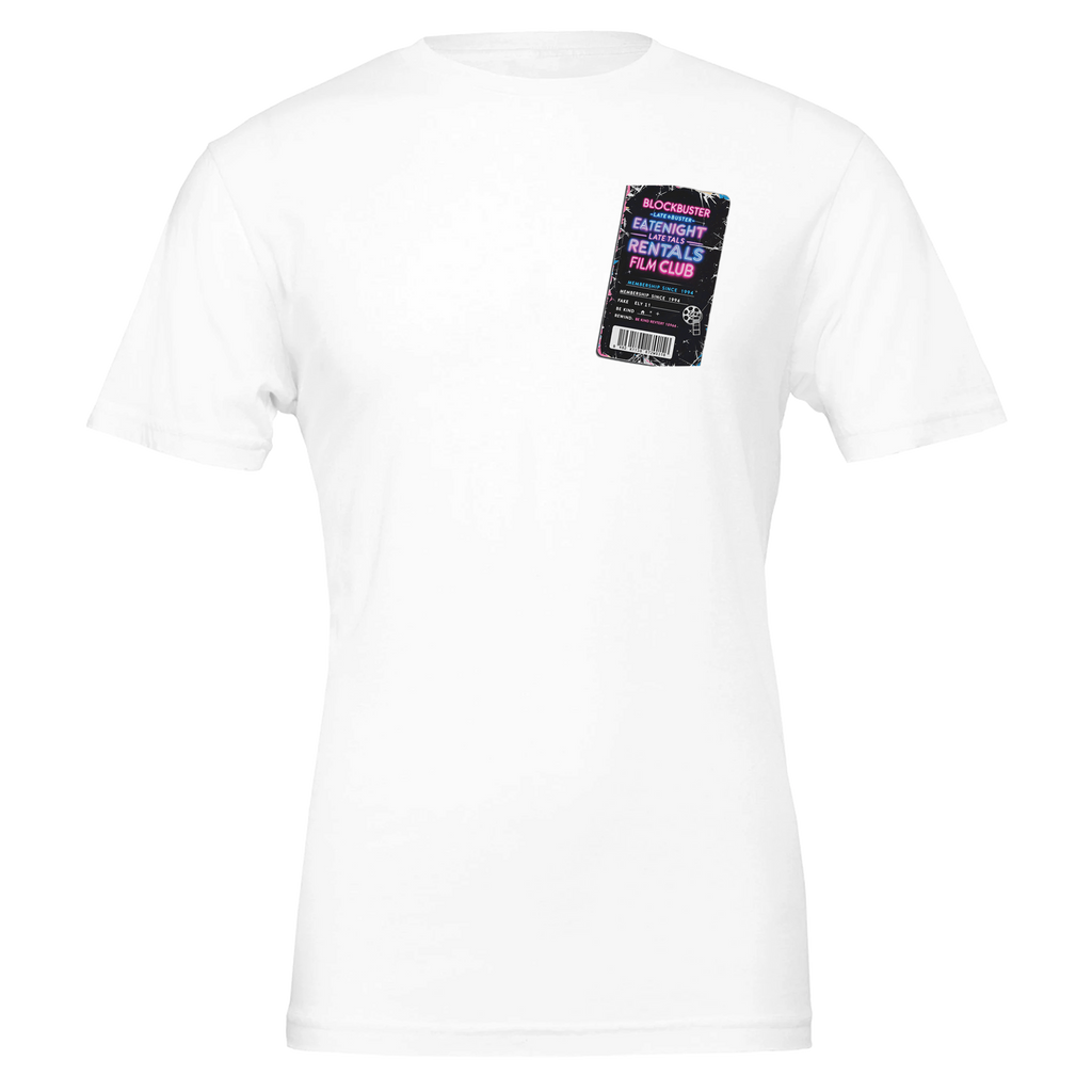 Y2k Vhs Video Shop T-Shirt — detail view | Wild Thread Co