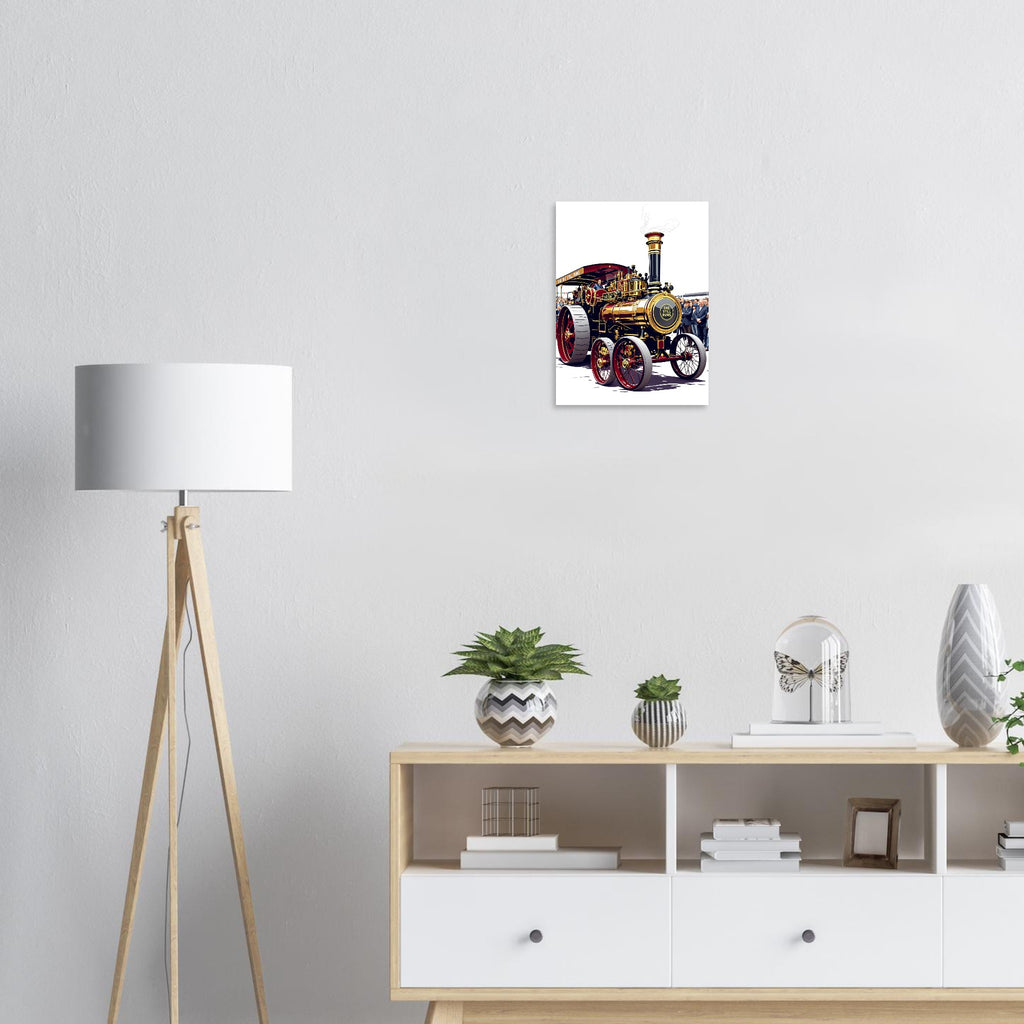 Steam Traction Engine Rally Art Print — Art Print | Wild Thread Co UK