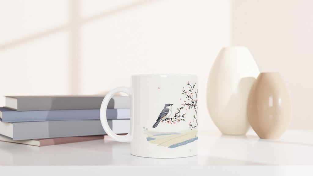 Cuckoo Spring Hawthorn Blossom Mug Coffee Tea Ceramic 11oz — Mug | Wild Thread Co