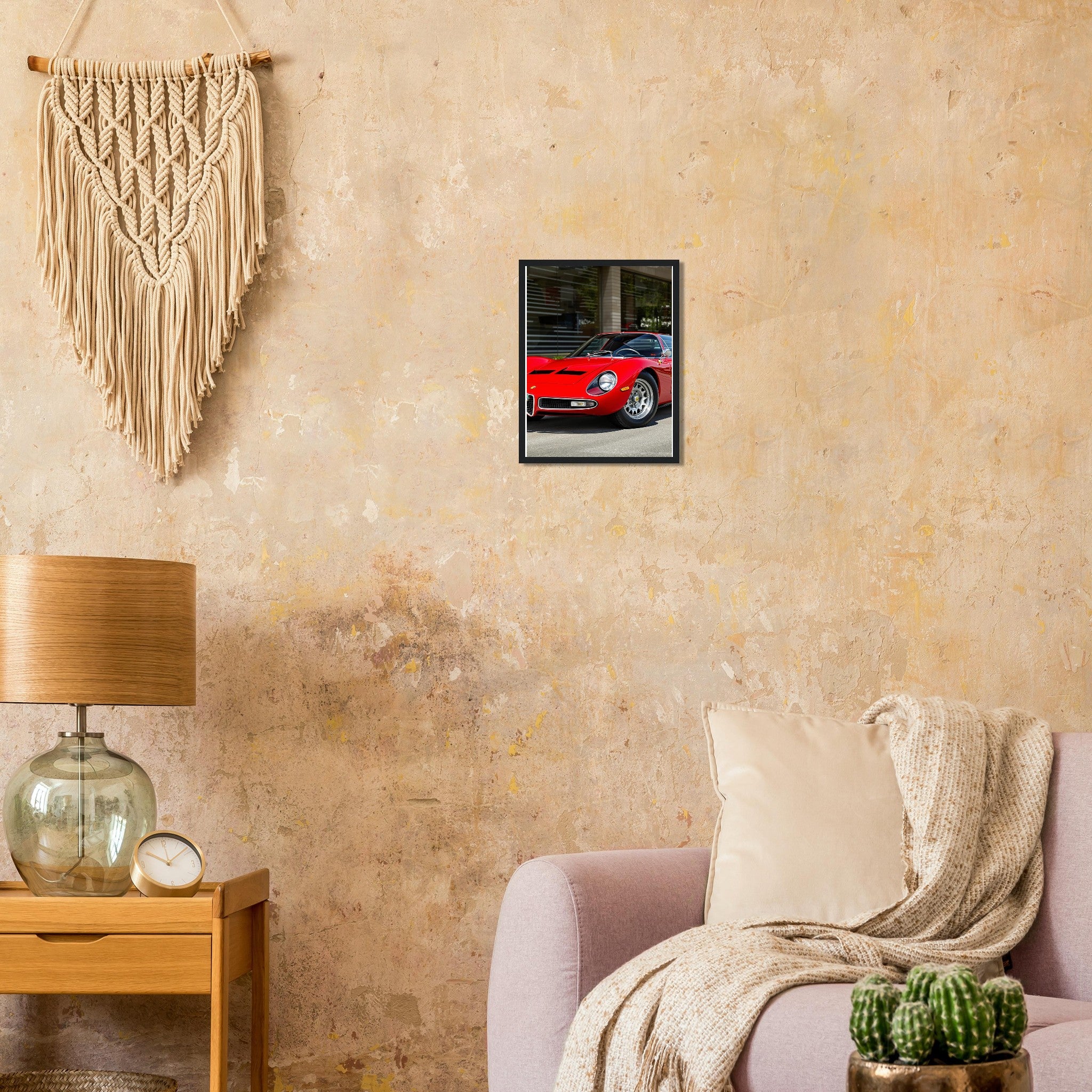 Alfa Romeo Tipo 33 Framed Art Print — detail view | Wild Thread Co