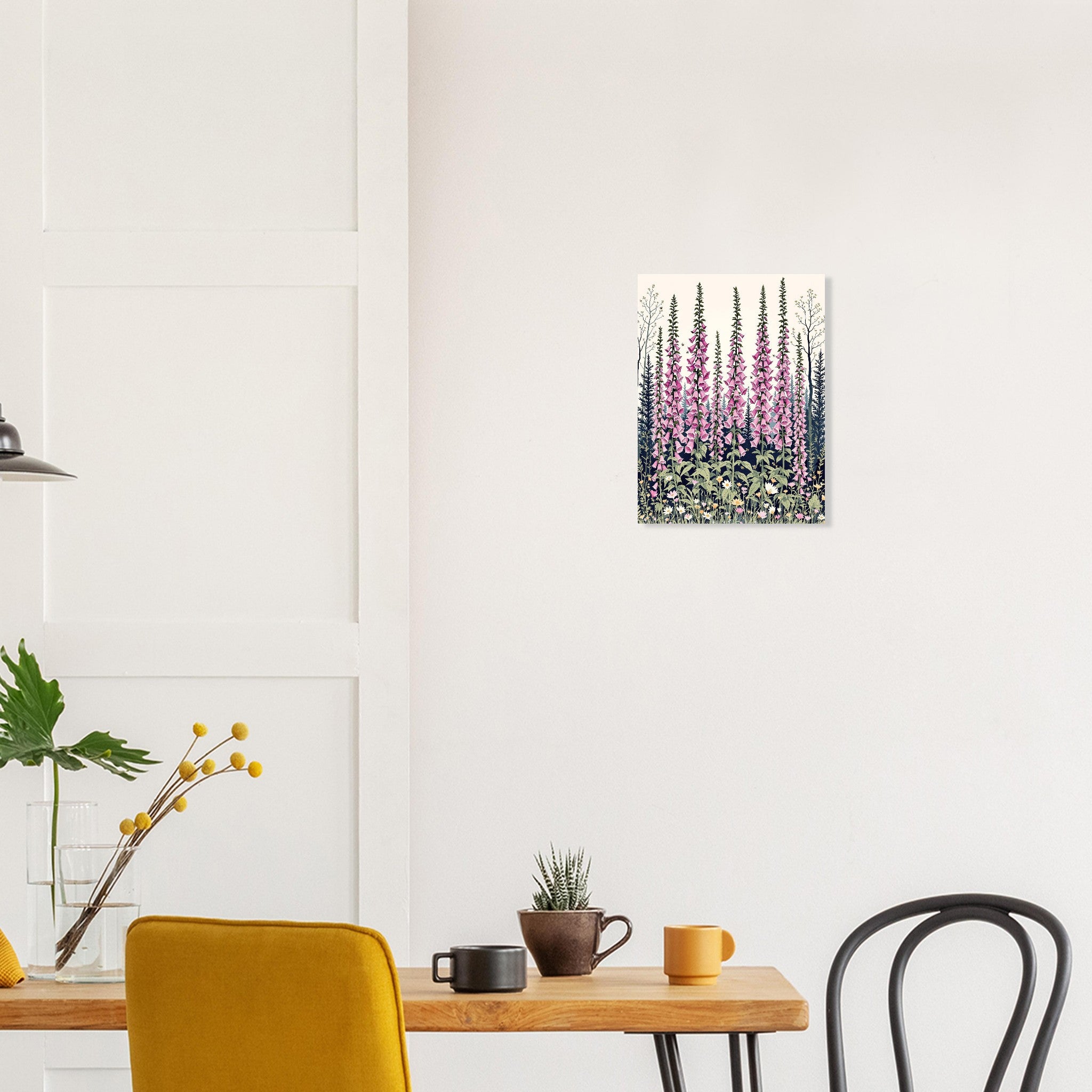 Foxglove Woodland Clearing A1 Art Print Poster Wall Art UK — Art Print | Wild Thread Co