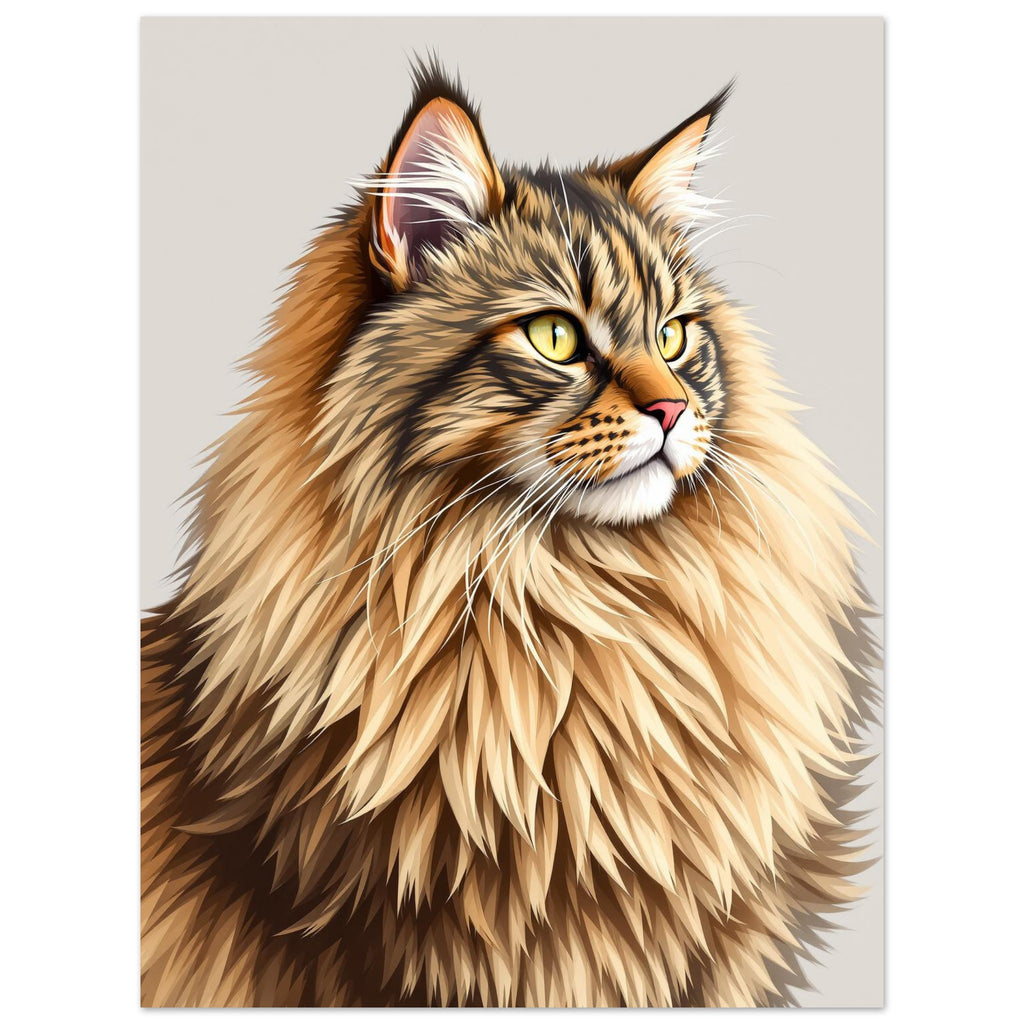 Maine Coon Majestic Art Print Art Print — detail view | Wild Thread Co