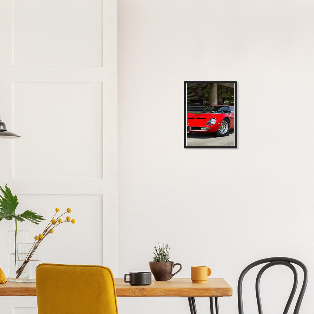 Alfa Romeo Tipo 33 Framed Art Print — detail view | Wild Thread Co