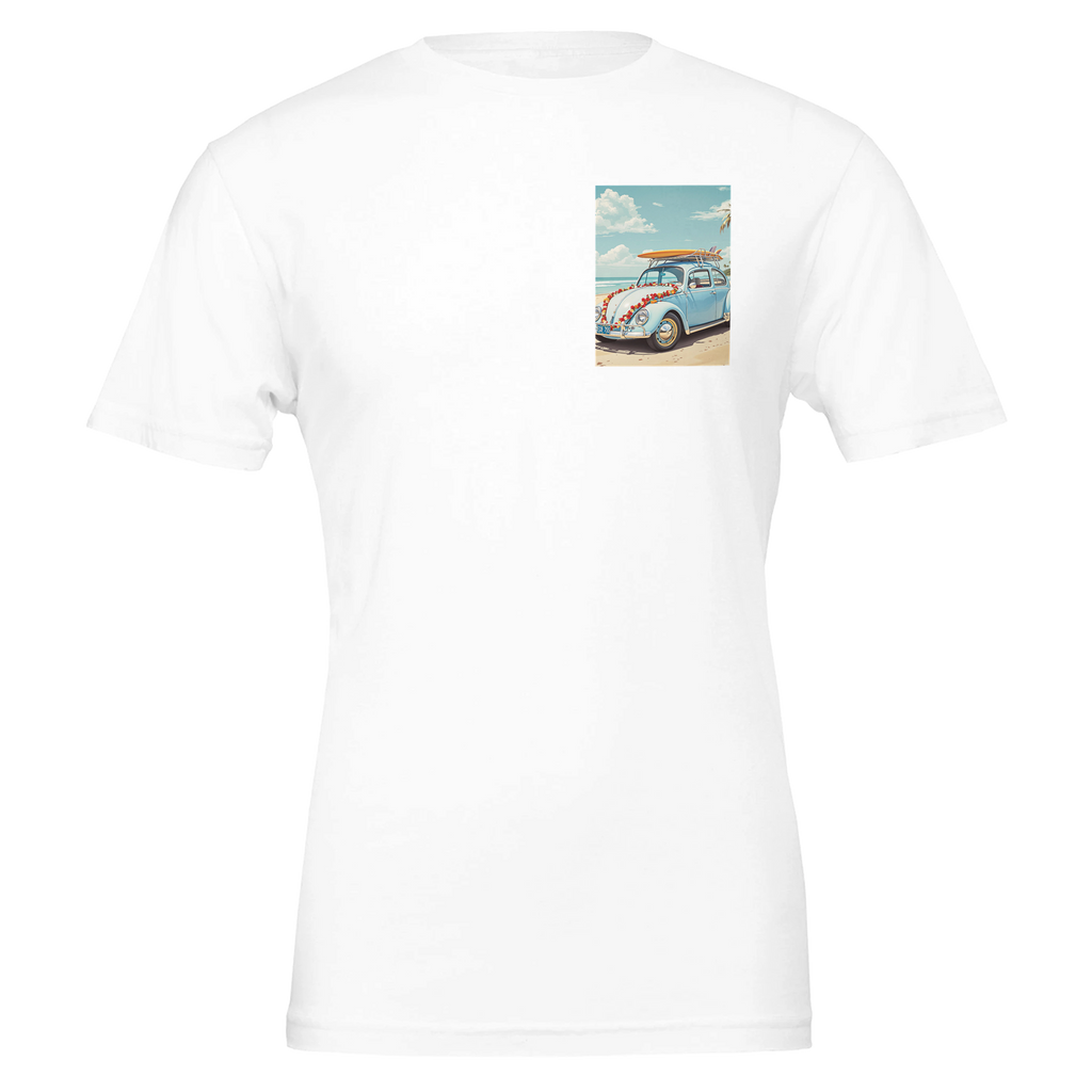 Vw Beetle Flower T-Shirt — detail view | Wild Thread Co