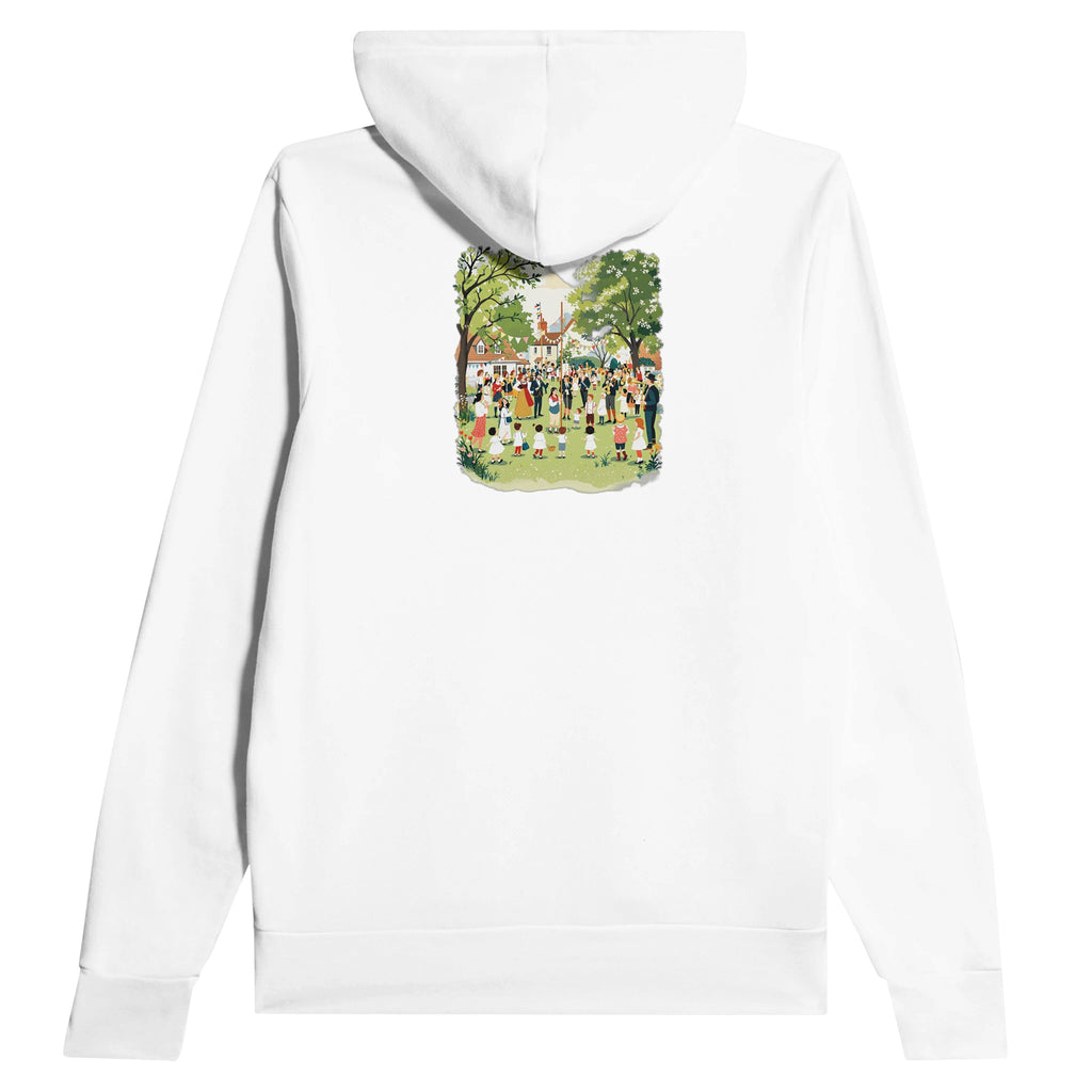 May Day Maypole Folk Tradition Hoodie — detail view | Wild Thread Co