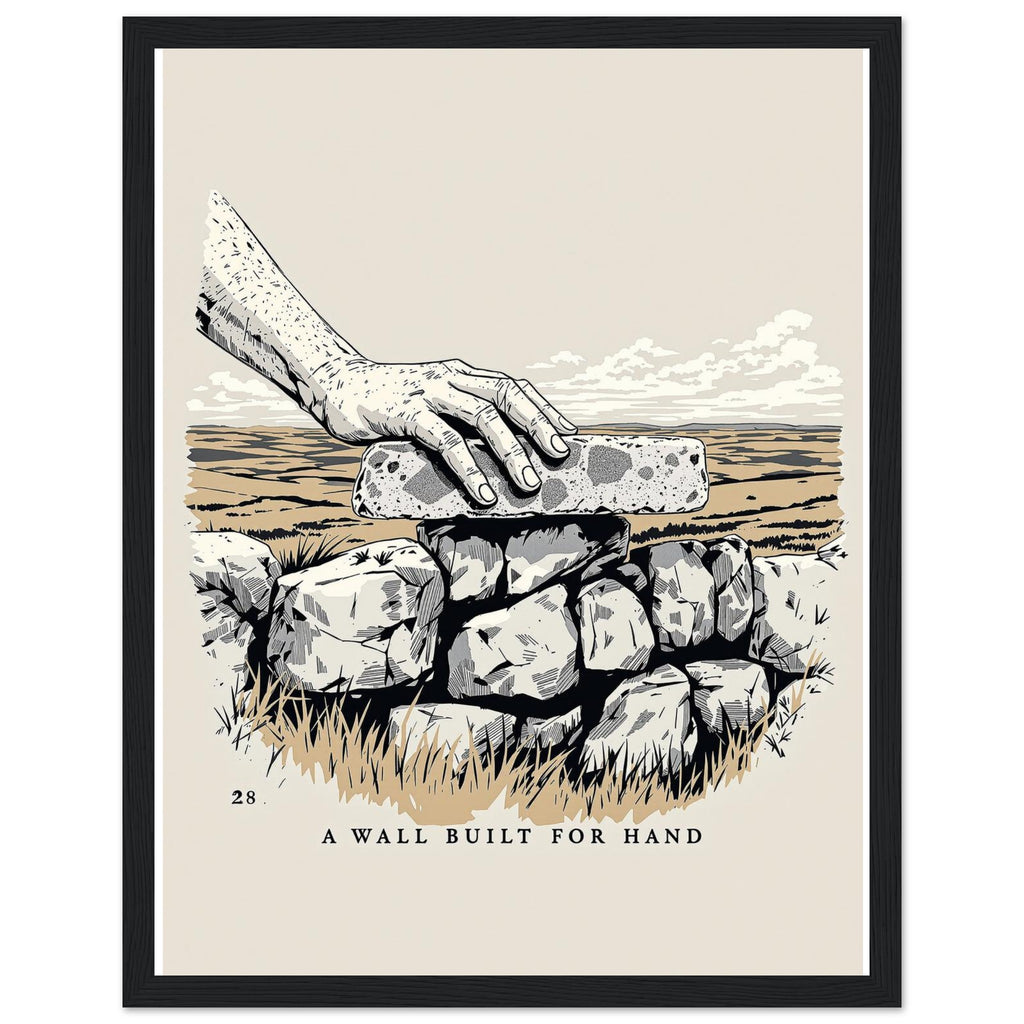 Dry Stone Walling Framed Print — Framed Art Print | Wild Thread Co