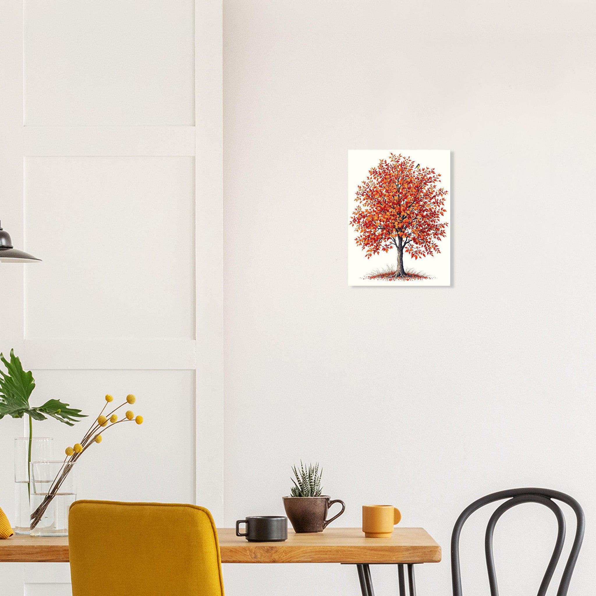 Rowan Berry Tree Art Print Art Print — detail view | Wild Thread Co