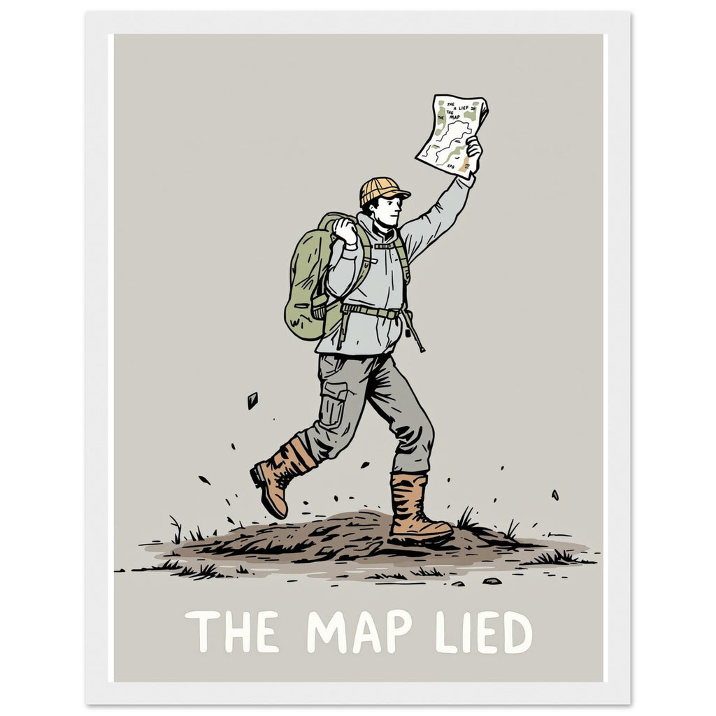 Peat Hag Navigation Boot Sinking Framed Art Print — detail view | Wild Thread Co