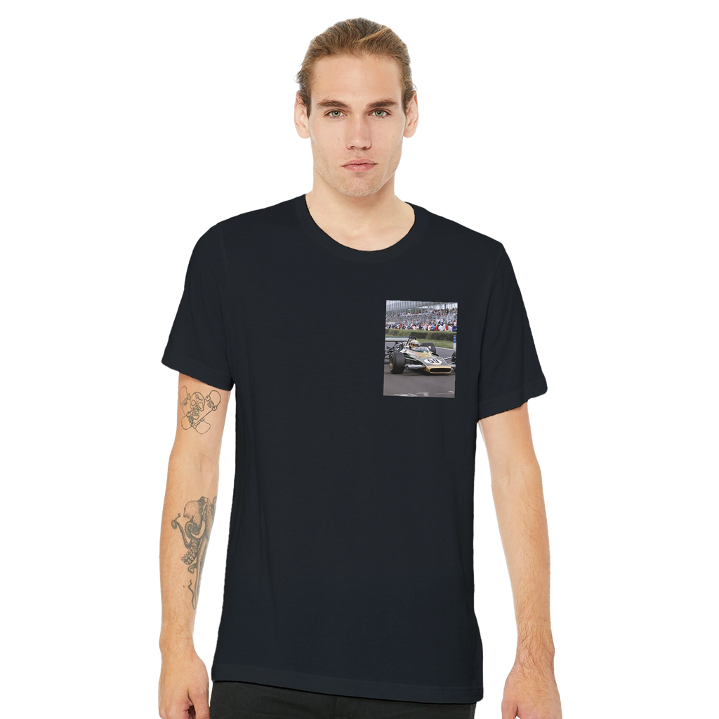 Silverstone Classic F1 T-Shirt — detail view | Wild Thread Co