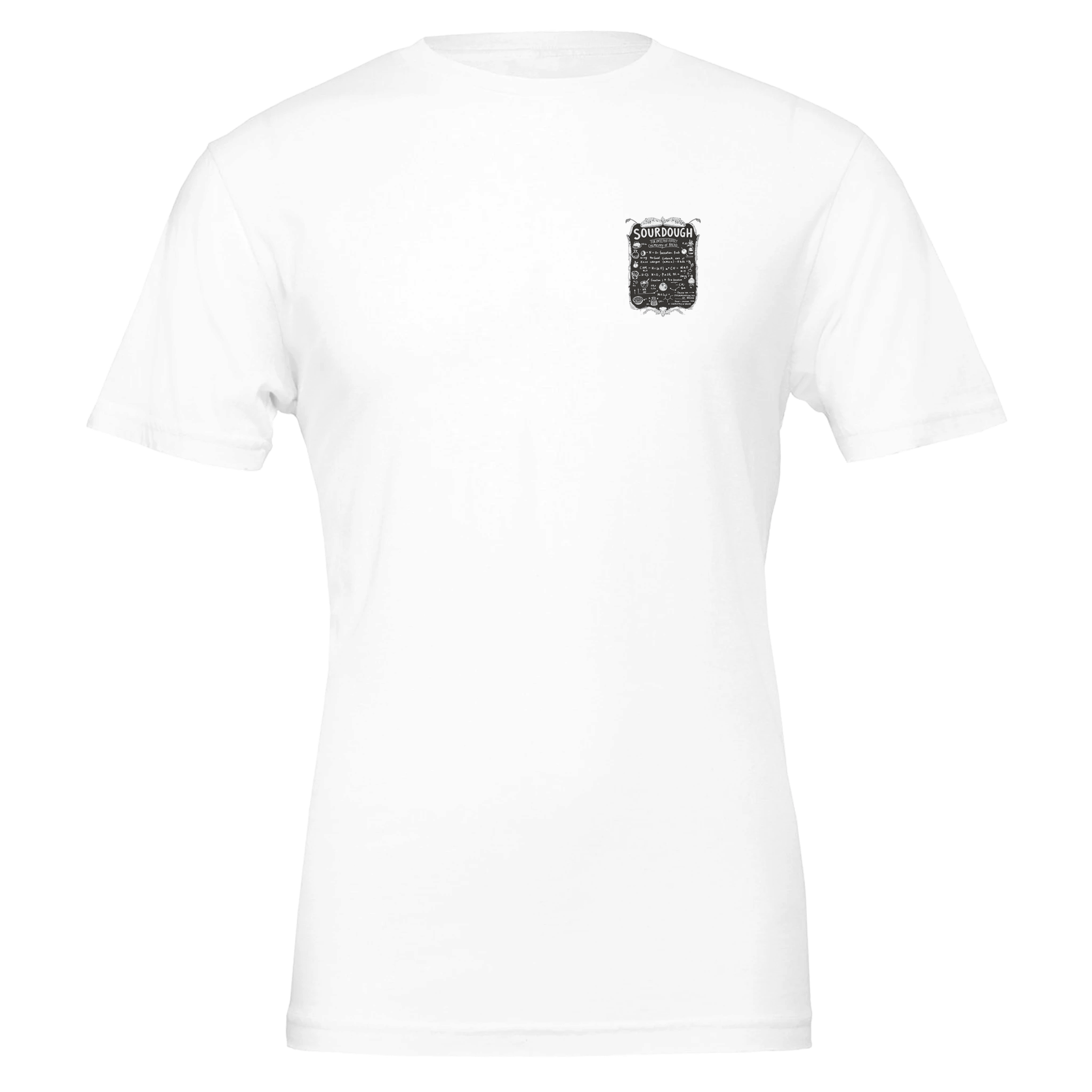 Baker Chemistry Blackboard T-Shirt — detail view | Wild Thread Co