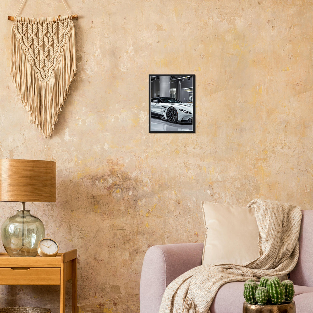 Aston Martin Valhalla Framed Art Print — detail view | Wild Thread Co