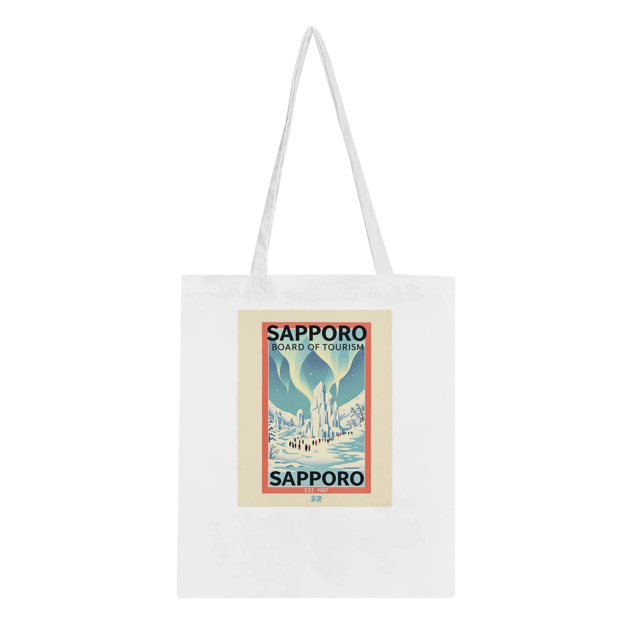 Sapporo Vintage Travel Poster — Tote Bag | Wild Thread Co UK