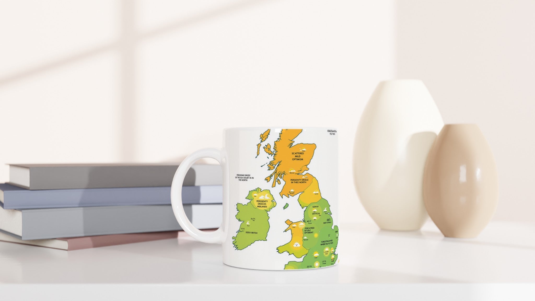 Gorpcore Weather Obsession Mug — detail view | Wild Thread Co