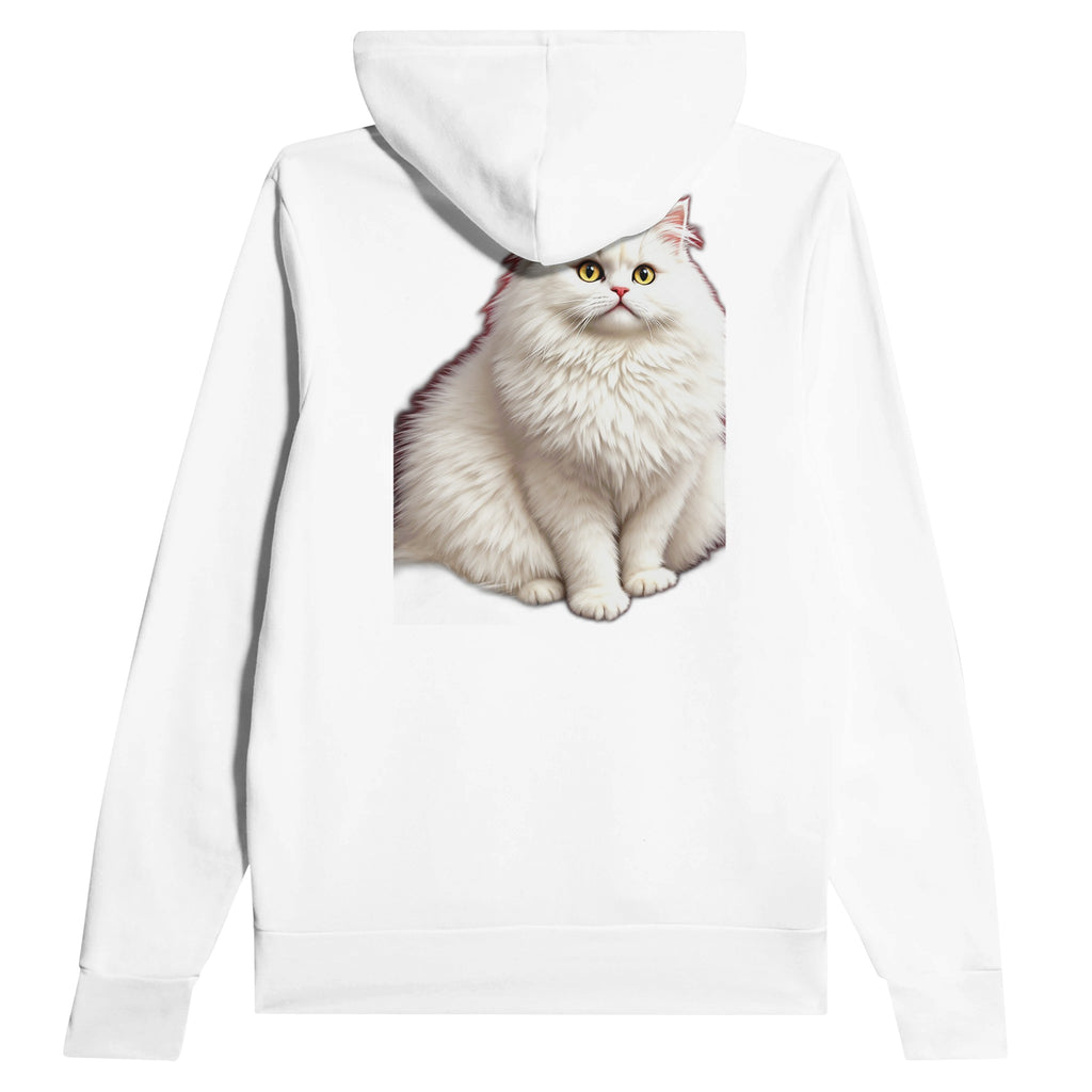 Persian Cat Luxury Hoodie — detail view | Wild Thread Co