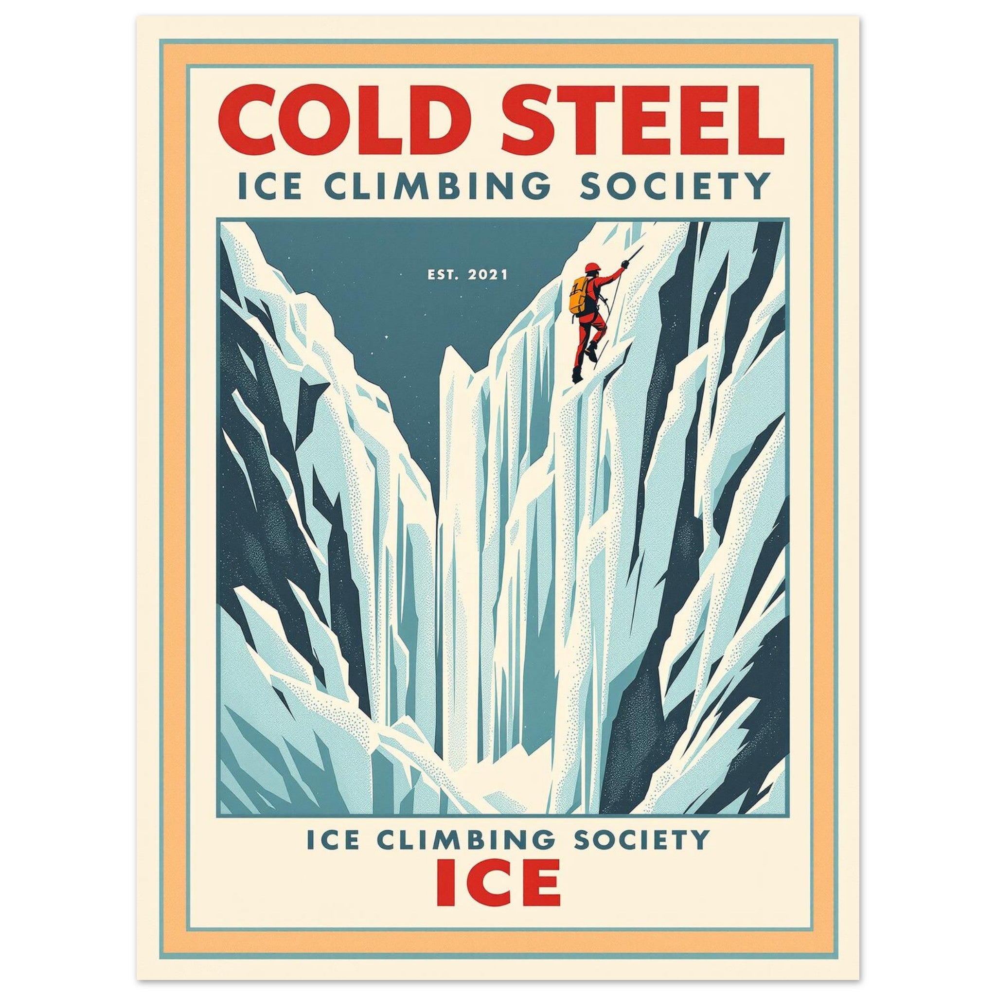 Cold Steel Vintage Travel Poster — Art Print | Wild Thread Co