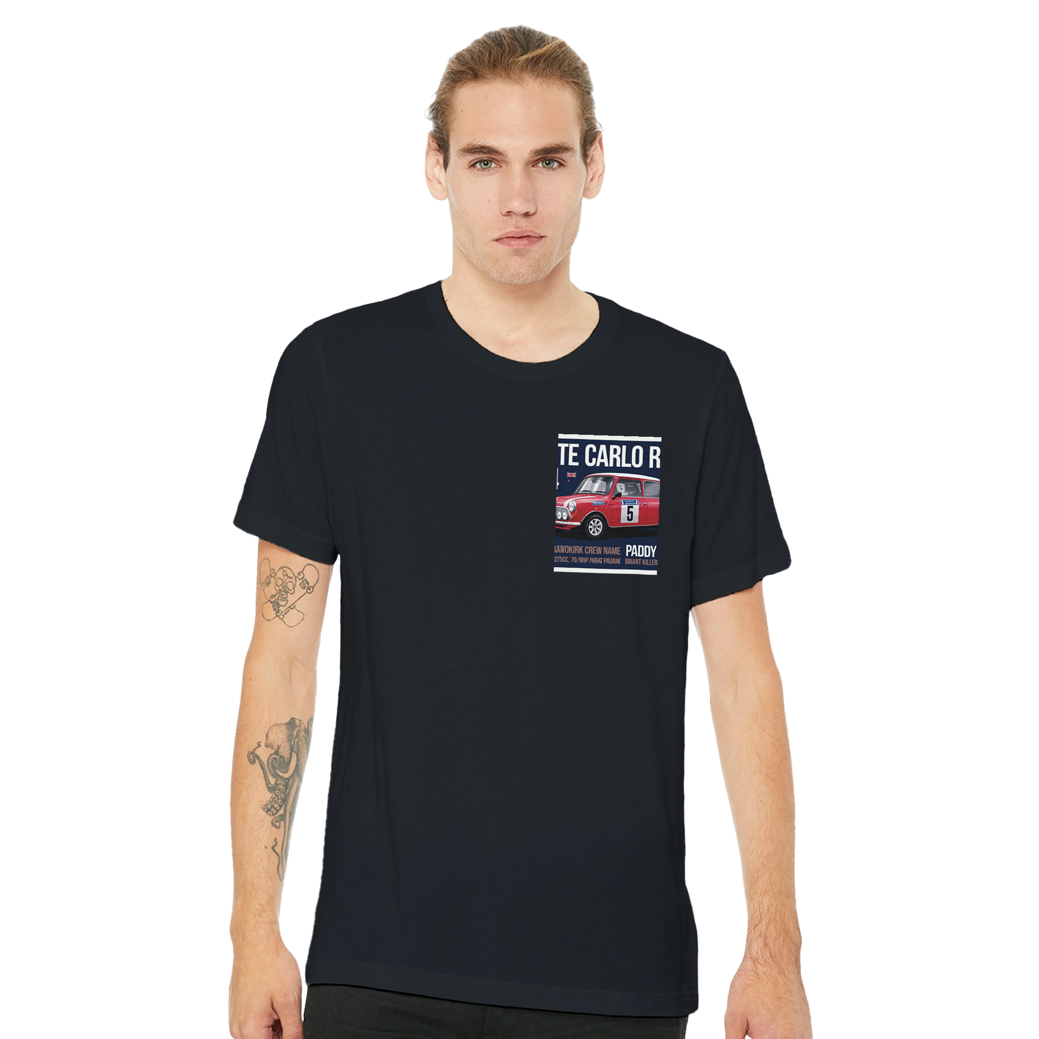 Mini Cooper S Monte Carlo Spec T-Shirt — detail view | Wild Thread Co