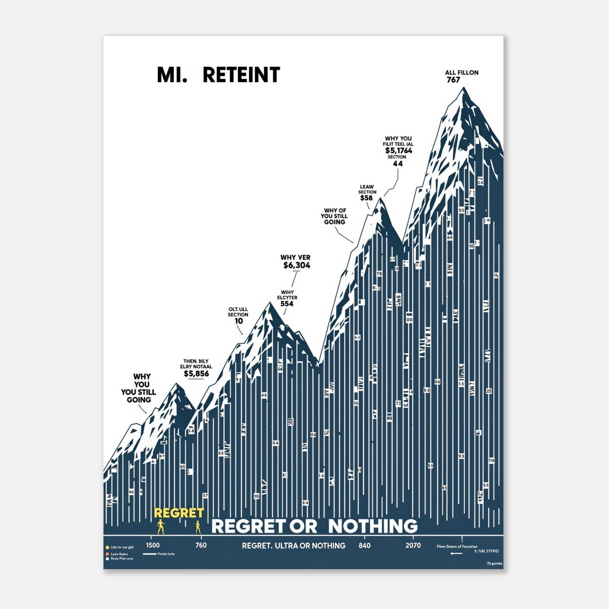 Ultra Marathon Shirt Ultrarunner Gift Endurance Running Tee Gorpcore T-Shirt Uni T-Shirt — detail view | Wild Thread Co
