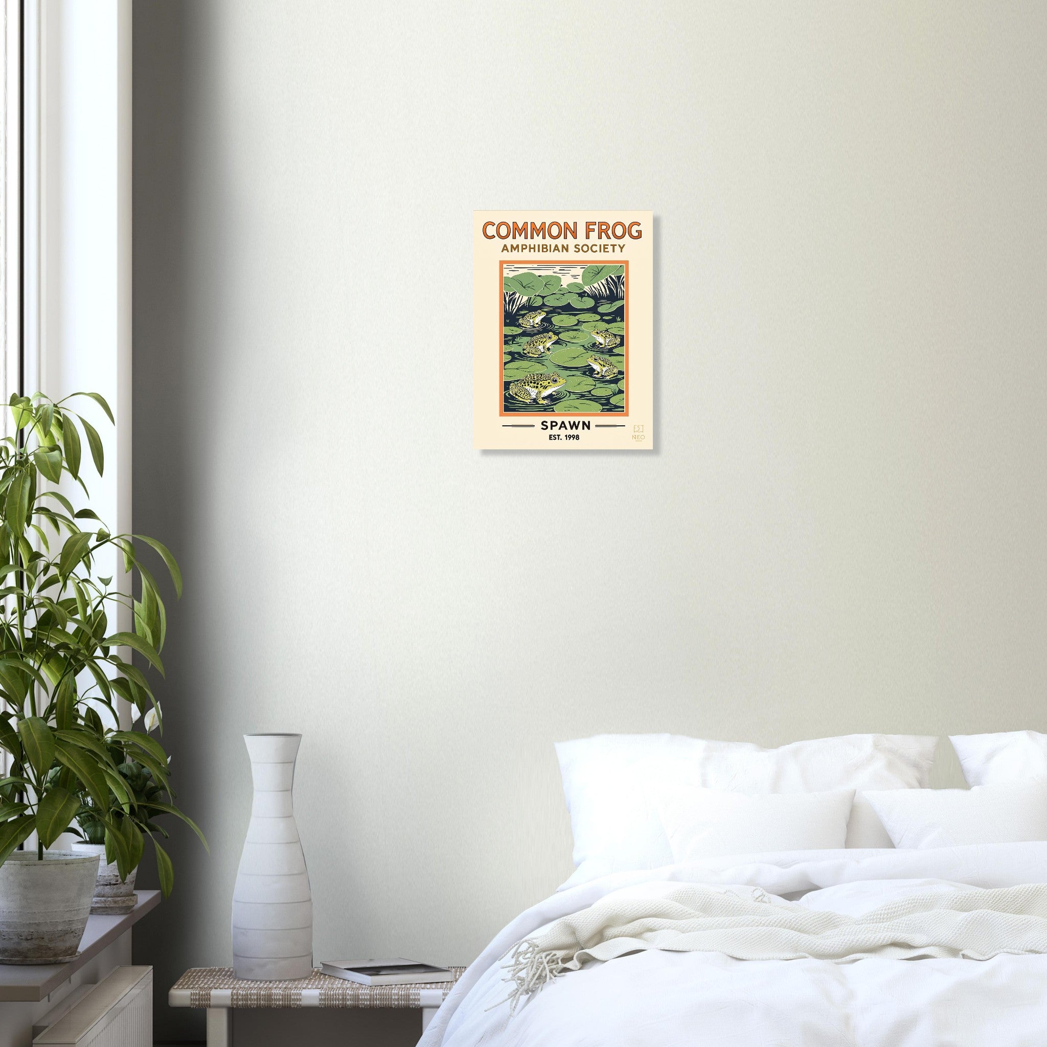 Common Frog Vintage Travel Poster — Art Print | Wild Thread Co