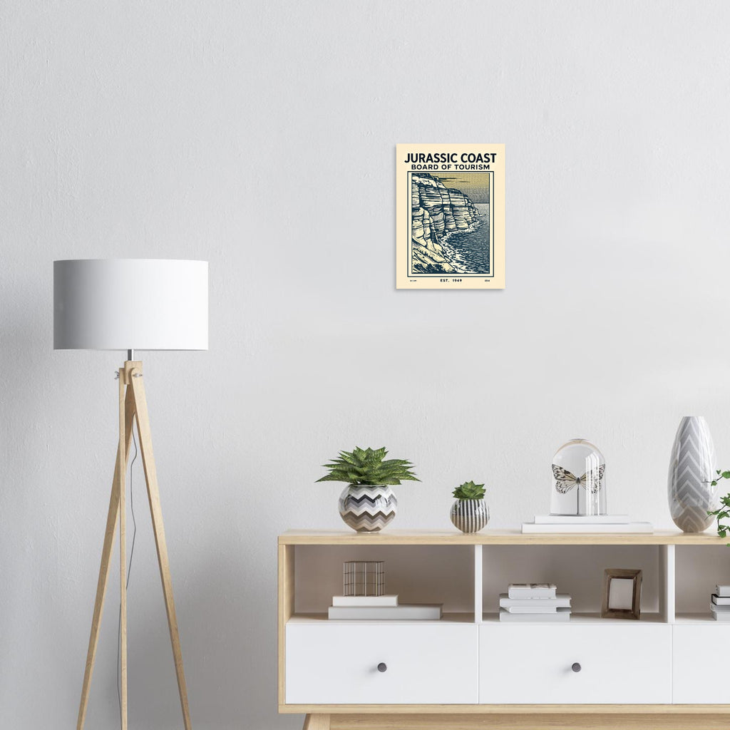 Jurassic Coast Vintage Travel Poster — Art Print | Wild Thread Co UK