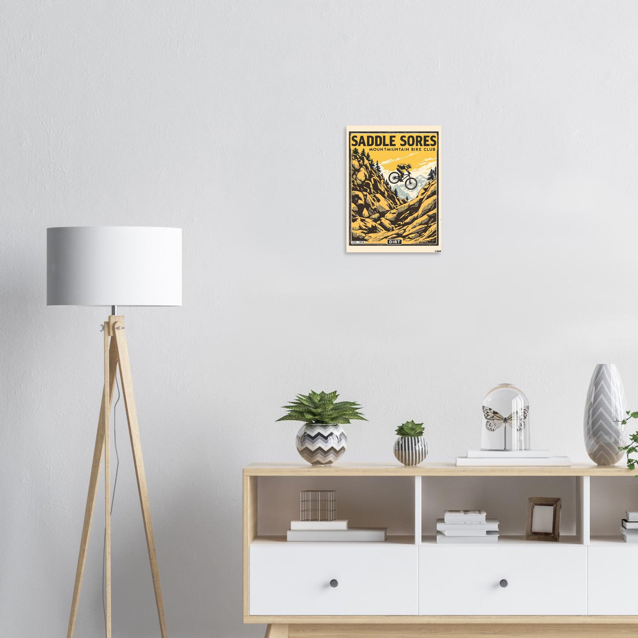 Saddle Sores Vintage Travel Poster — Art Print | Wild Thread Co UK