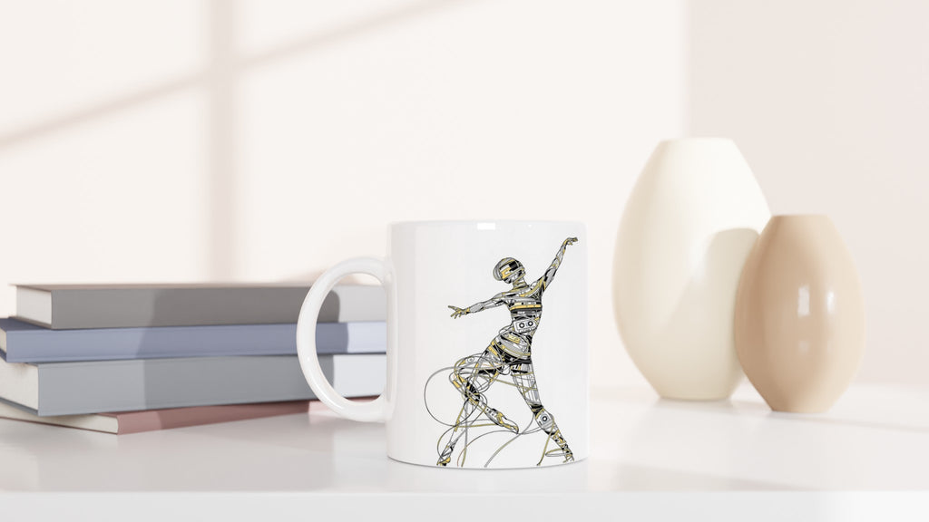 Cassette Tape Dancer Mug Coffee Tea Ceramic 11oz — Mug | Wild Thread Co