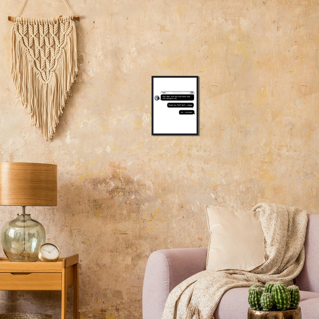 Msn Messenger Nostalgia Art Framed Print Wall Art Ready to Hang UK — Framed Art Print | Wild Thread Co
