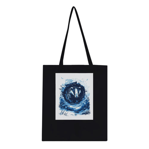 Badger Moonlight Tote Bag Cotton Shopper UK — Tote Bag | Wild Thread Co