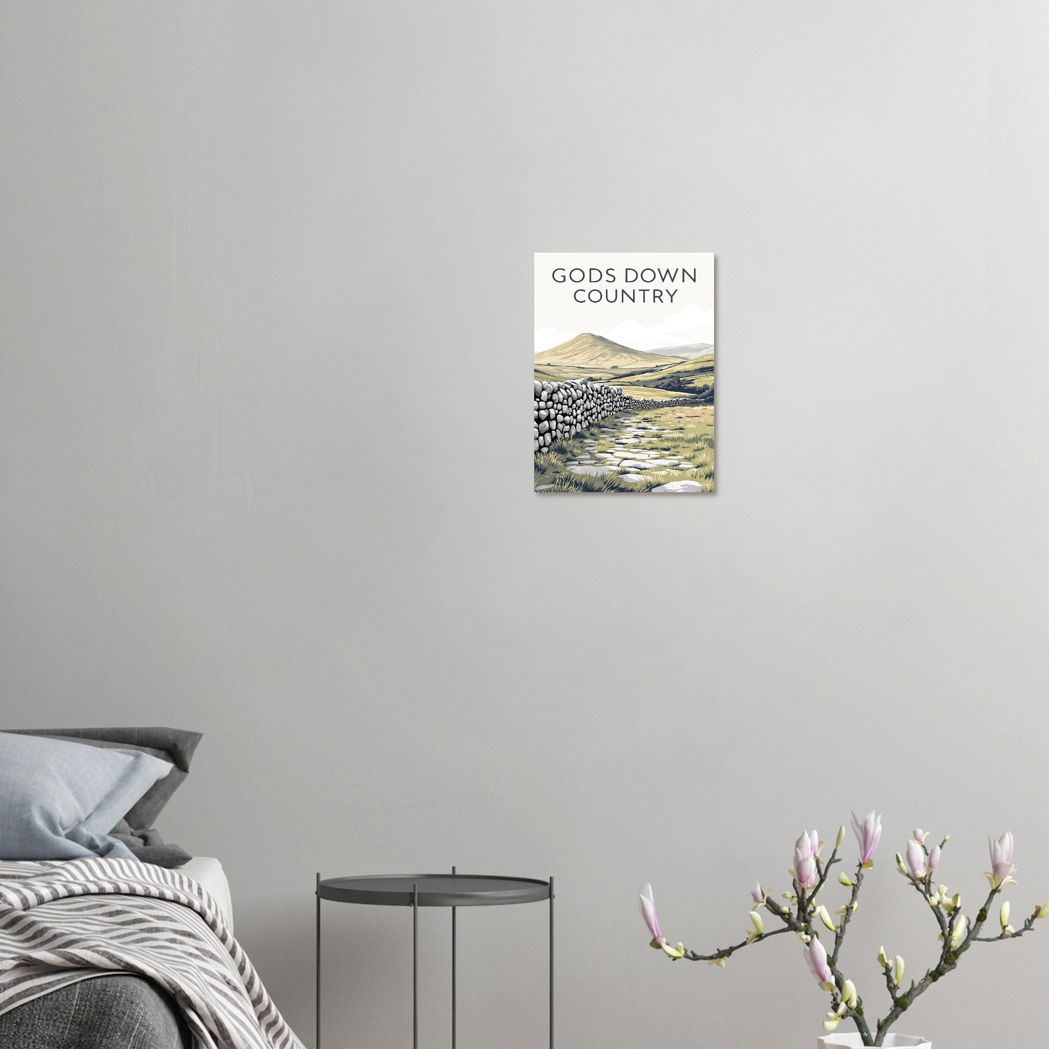 Yorkshire Dales Gods Own Country A1 UK Art Print Art Print — detail view | Wild Thread Co