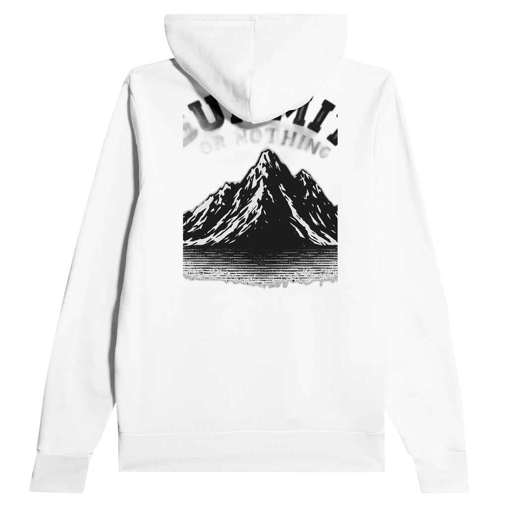 Gorpcore Mountain Hoodie — detail view | Wild Thread Co