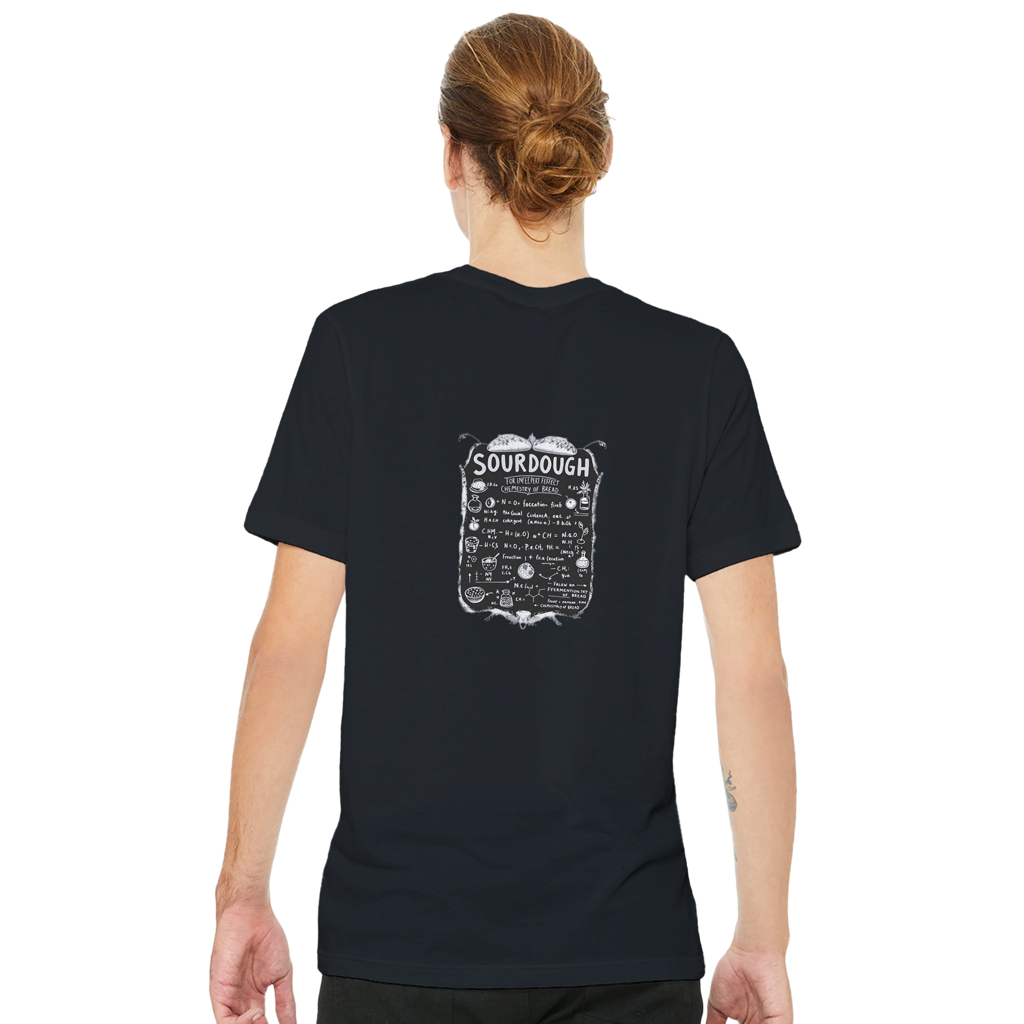 Baker Chemistry Blackboard T-Shirt — detail view | Wild Thread Co