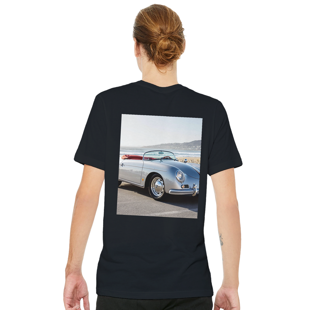 Porsche 356 Speedster T-Shirt — detail view | Wild Thread Co