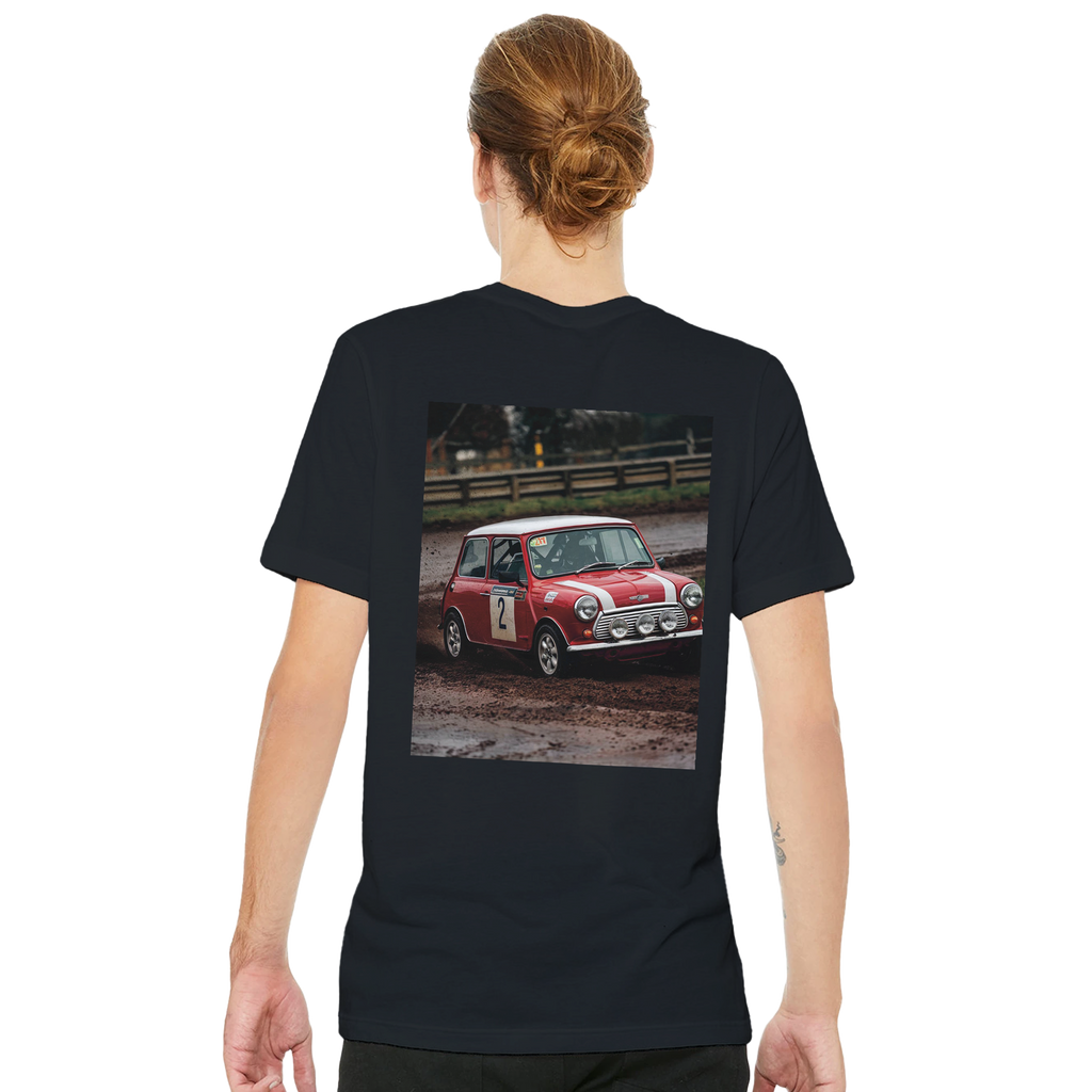Mini Cooper Rally T-Shirt — detail view | Wild Thread Co