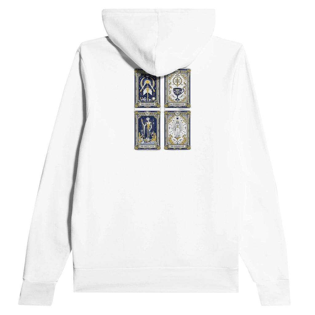 Modern Tarot Cards Hoodie — detail view | Wild Thread Co