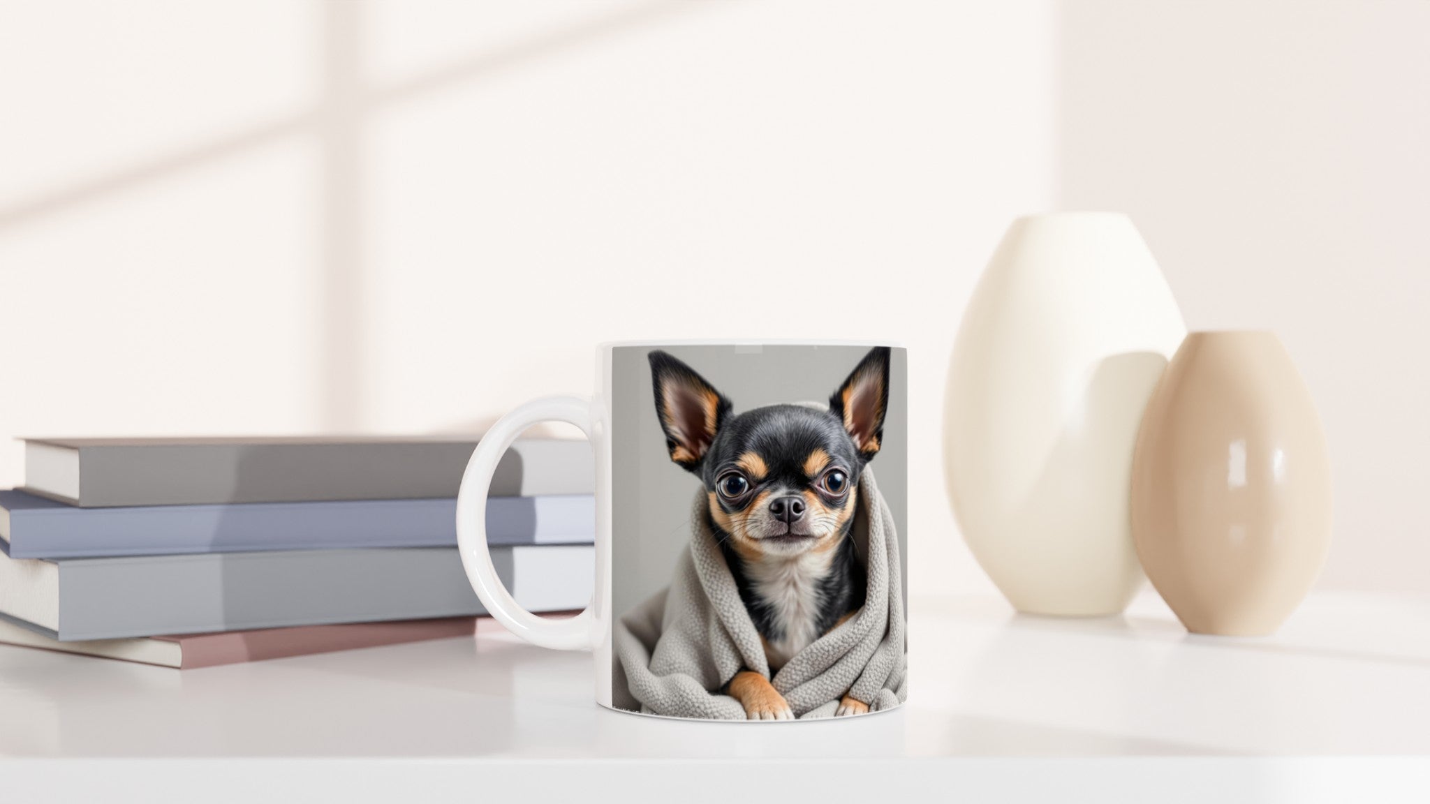chihuahua attitude Mug — detail view | Wild Thread Co