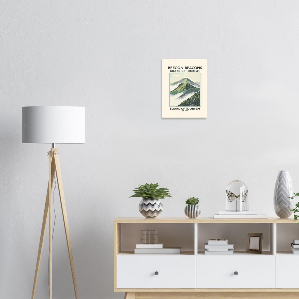 Brecon Beacons Vintage Travel Poster — Art Print | Wild Thread Co UK