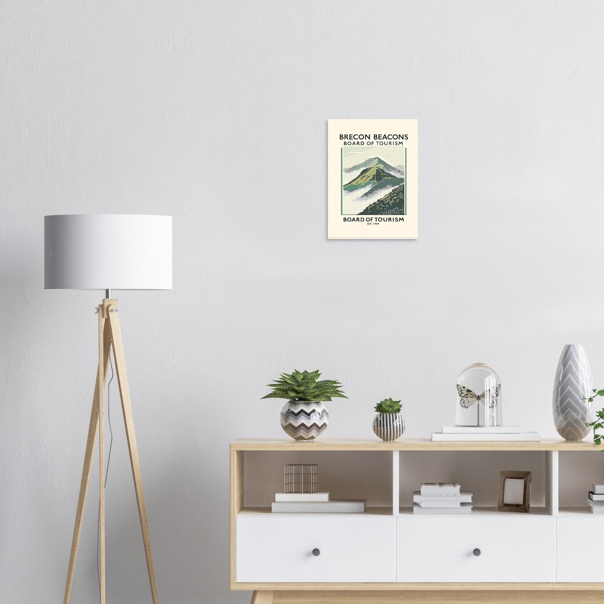 Brecon Beacons Vintage Travel Poster — Art Print | Wild Thread Co UK