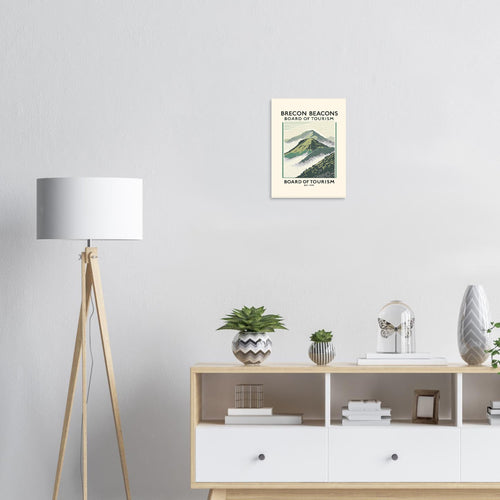 Brecon Beacons Vintage Travel Poster — Art Print | Wild Thread Co UK