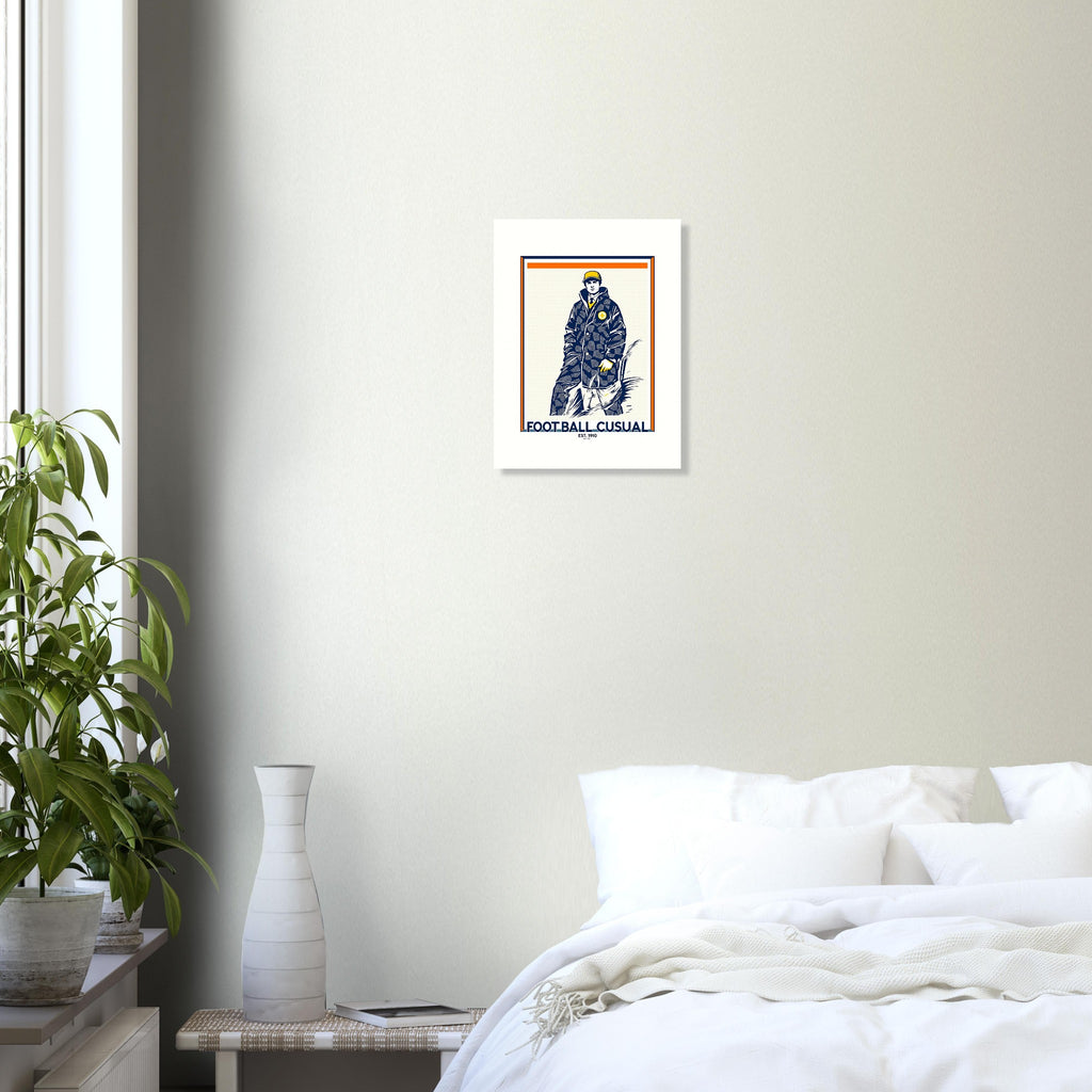 Football Casual Vintage Travel Poster — Art Print | Wild Thread Co
